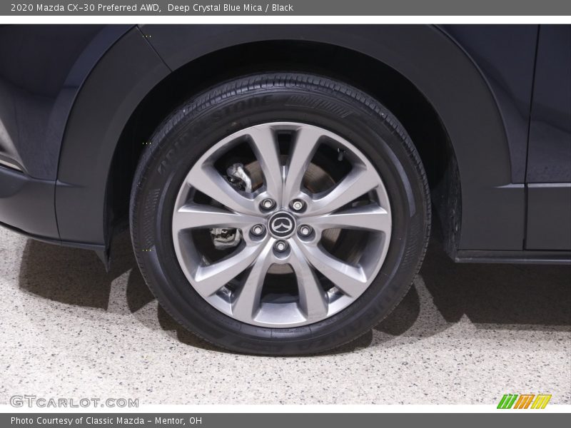 Deep Crystal Blue Mica / Black 2020 Mazda CX-30 Preferred AWD