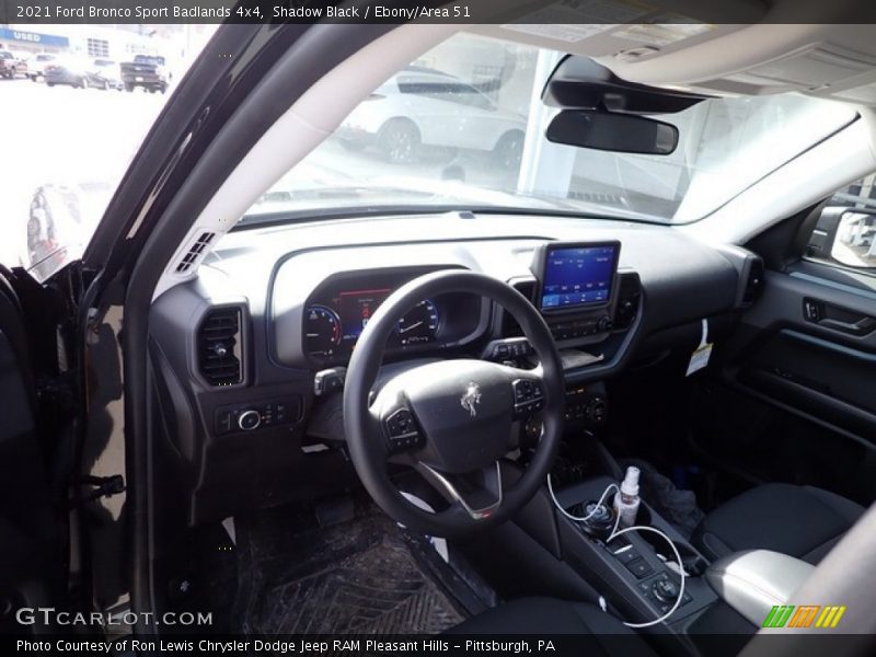 Shadow Black / Ebony/Area 51 2021 Ford Bronco Sport Badlands 4x4