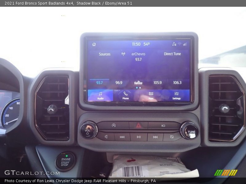 Shadow Black / Ebony/Area 51 2021 Ford Bronco Sport Badlands 4x4