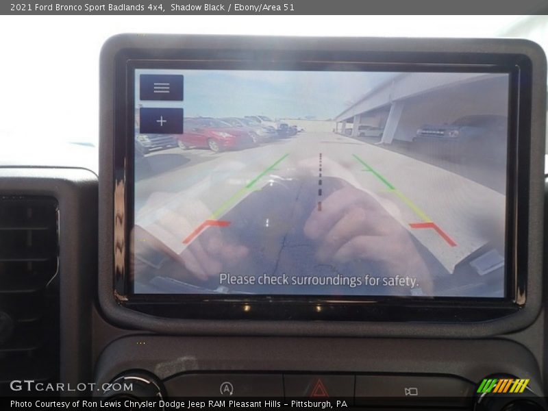 Shadow Black / Ebony/Area 51 2021 Ford Bronco Sport Badlands 4x4