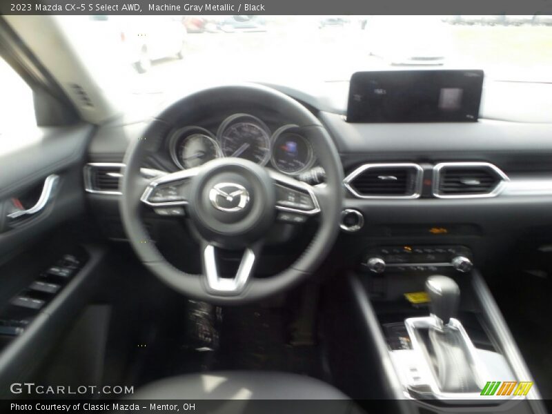 Machine Gray Metallic / Black 2023 Mazda CX-5 S Select AWD