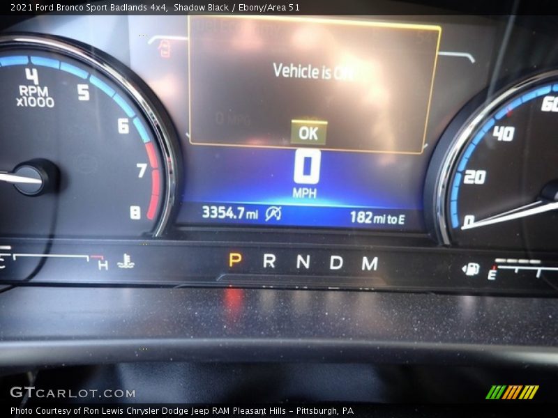 Shadow Black / Ebony/Area 51 2021 Ford Bronco Sport Badlands 4x4