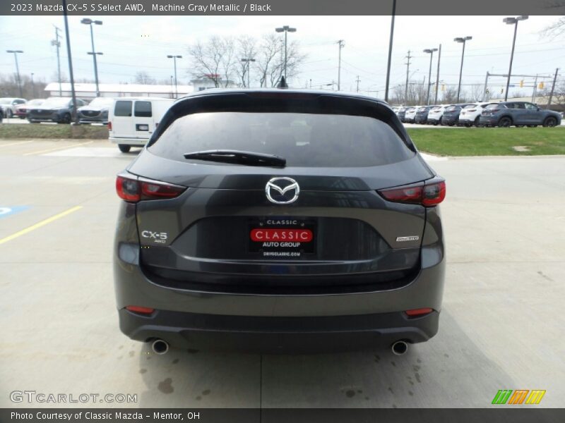 Machine Gray Metallic / Black 2023 Mazda CX-5 S Select AWD