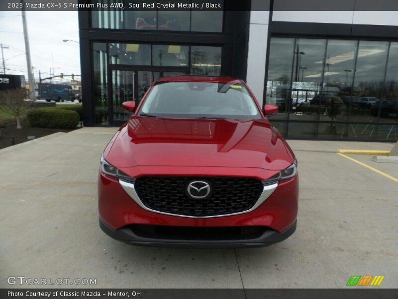 Soul Red Crystal Metallic / Black 2023 Mazda CX-5 S Premium Plus AWD