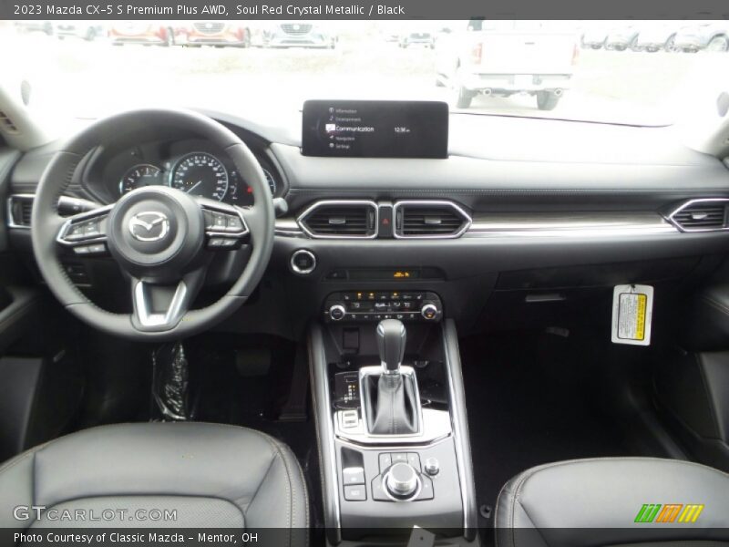 Soul Red Crystal Metallic / Black 2023 Mazda CX-5 S Premium Plus AWD
