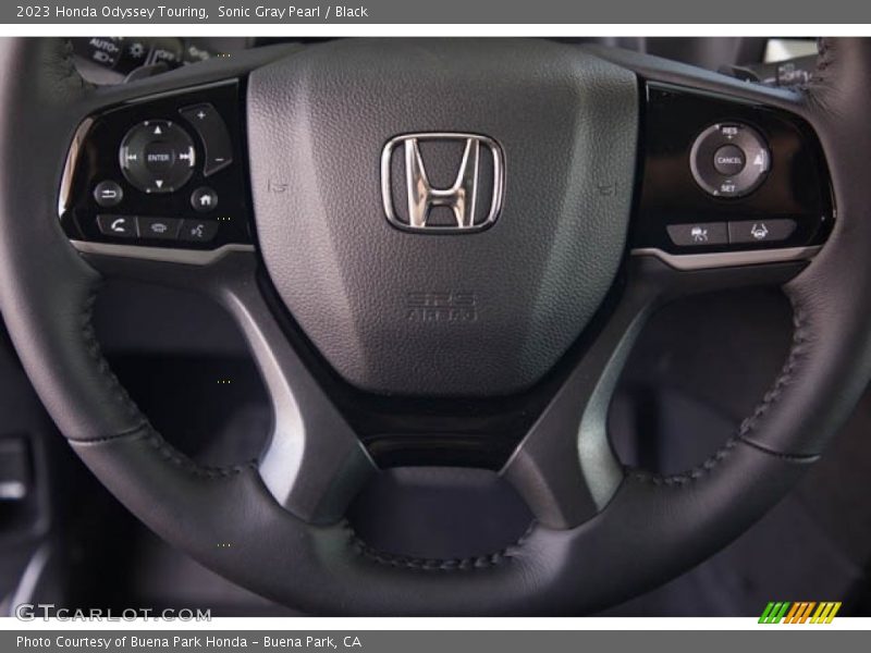 Sonic Gray Pearl / Black 2023 Honda Odyssey Touring