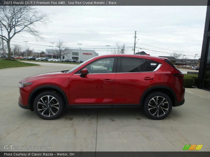 Soul Red Crystal Metallic / Black 2023 Mazda CX-5 S Premium Plus AWD
