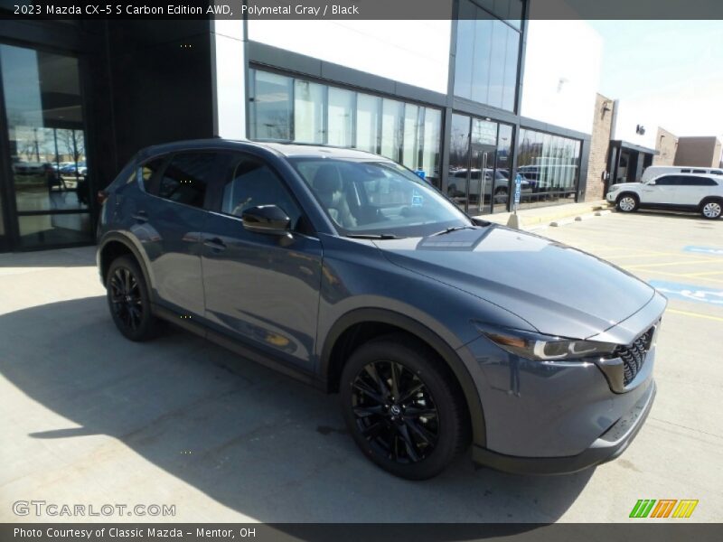 Polymetal Gray / Black 2023 Mazda CX-5 S Carbon Edition AWD