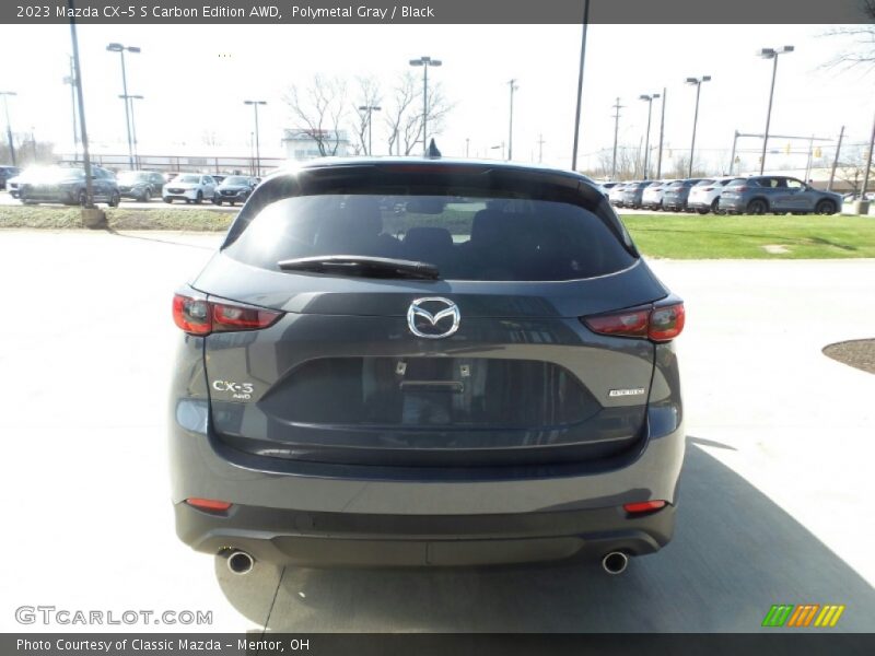 Polymetal Gray / Black 2023 Mazda CX-5 S Carbon Edition AWD