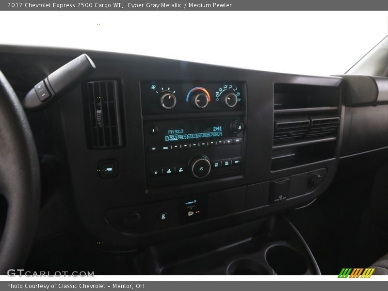 Cyber Gray Metallic / Medium Pewter 2017 Chevrolet Express 2500 Cargo WT