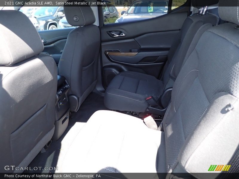 Satin Steel Metallic / Jet Black 2021 GMC Acadia SLE AWD
