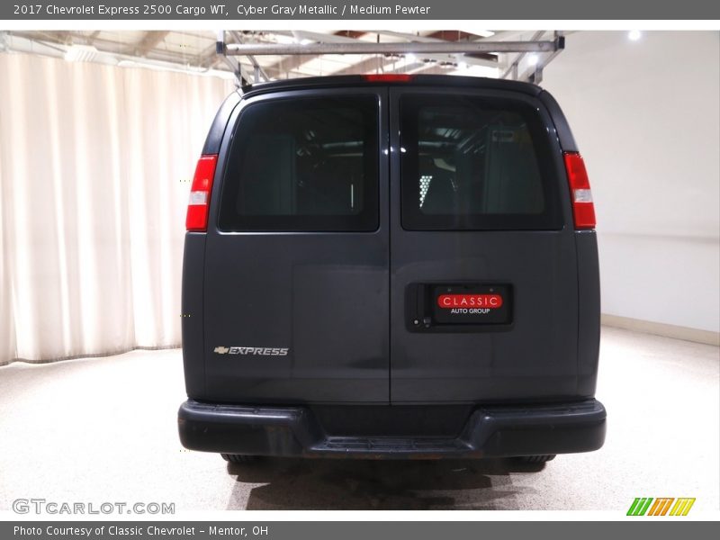 Cyber Gray Metallic / Medium Pewter 2017 Chevrolet Express 2500 Cargo WT