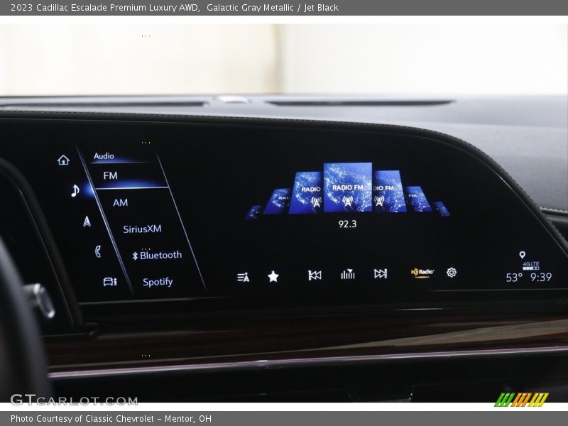 Controls of 2023 Escalade Premium Luxury AWD