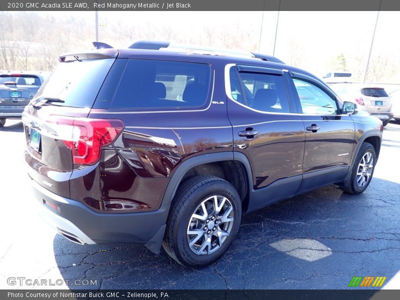 Red Mahogany Metallic / Jet Black 2020 GMC Acadia SLE AWD