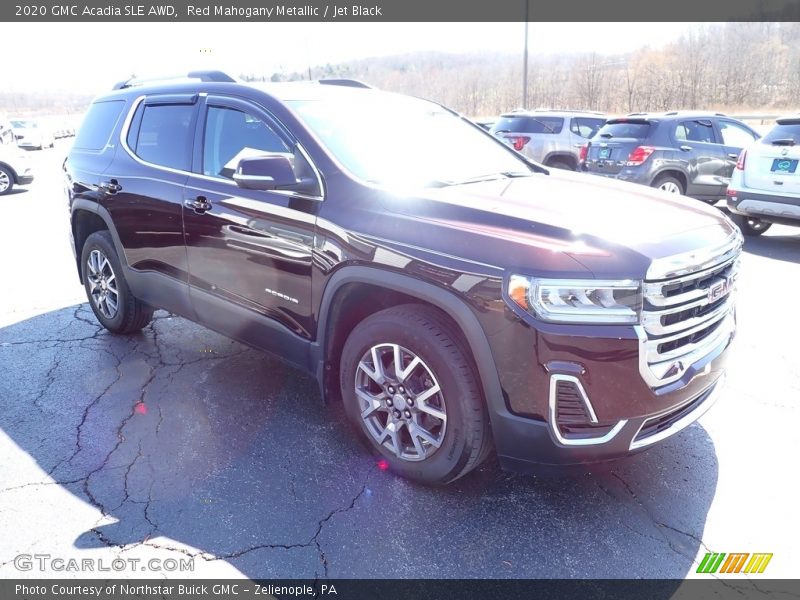 Red Mahogany Metallic / Jet Black 2020 GMC Acadia SLE AWD