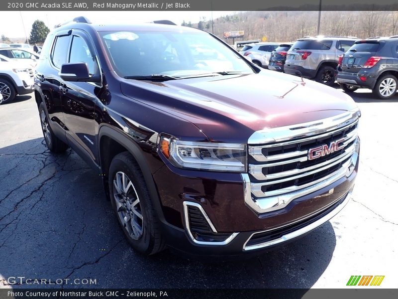 Red Mahogany Metallic / Jet Black 2020 GMC Acadia SLE AWD