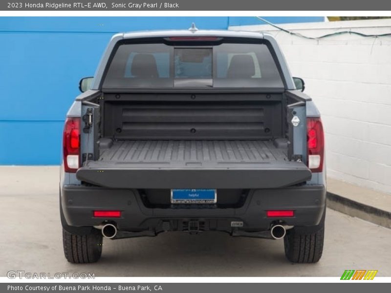 Exhaust of 2023 Ridgeline RTL-E AWD