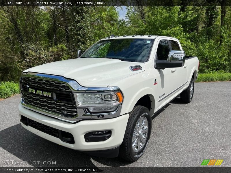 Pearl White / Black 2023 Ram 2500 Limited Crew Cab 4x4