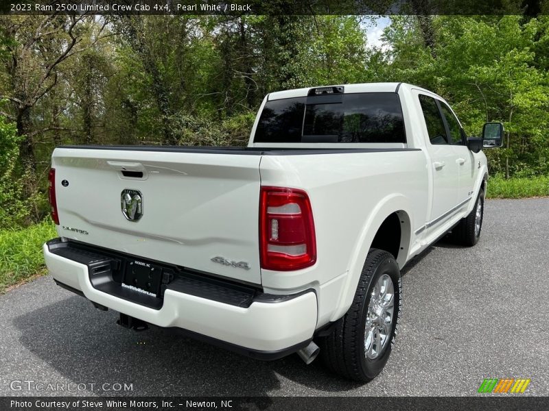 Pearl White / Black 2023 Ram 2500 Limited Crew Cab 4x4