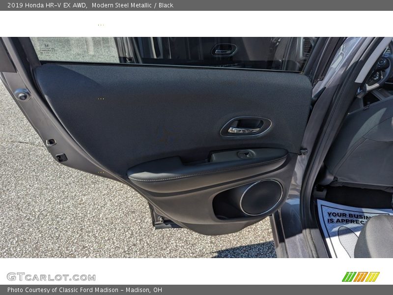 Modern Steel Metallic / Black 2019 Honda HR-V EX AWD