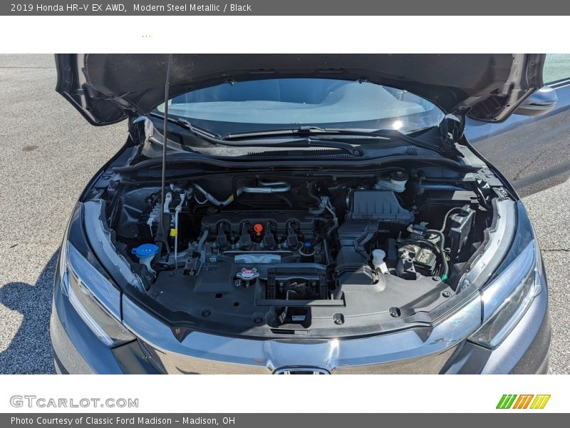 Modern Steel Metallic / Black 2019 Honda HR-V EX AWD