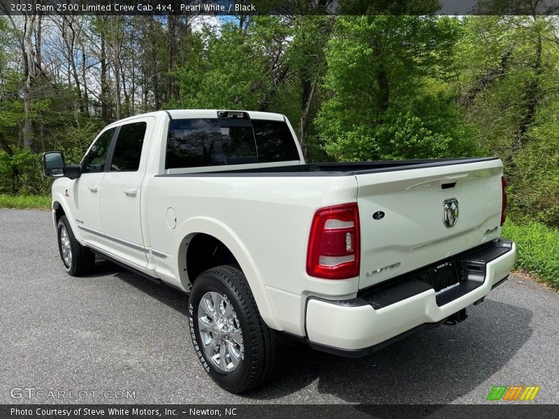 Pearl White / Black 2023 Ram 2500 Limited Crew Cab 4x4
