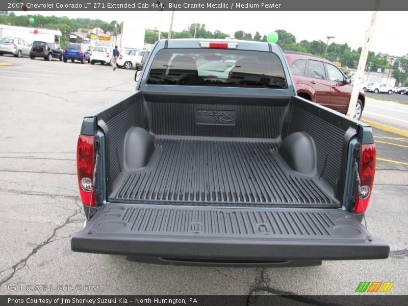 Blue Granite Metallic / Medium Pewter 2007 Chevrolet Colorado LT Z71 Extended Cab 4x4