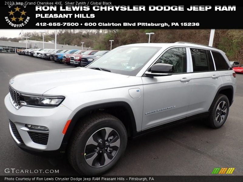 Silver Zynith / Global Black 2023 Jeep Grand Cherokee 4XE