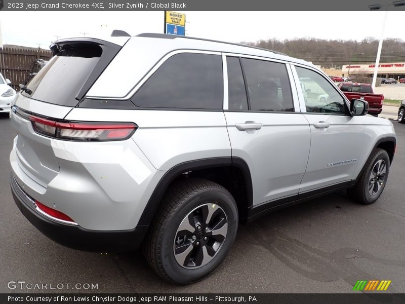 Silver Zynith / Global Black 2023 Jeep Grand Cherokee 4XE