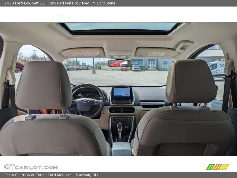 Ruby Red Metallic / Medium Light Stone 2020 Ford EcoSport SE