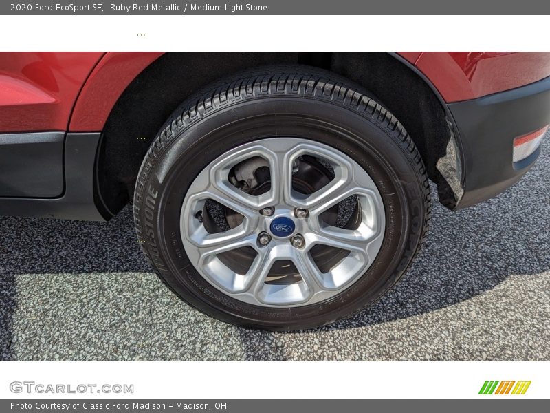 Ruby Red Metallic / Medium Light Stone 2020 Ford EcoSport SE