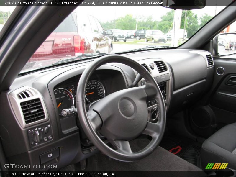 Blue Granite Metallic / Medium Pewter 2007 Chevrolet Colorado LT Z71 Extended Cab 4x4