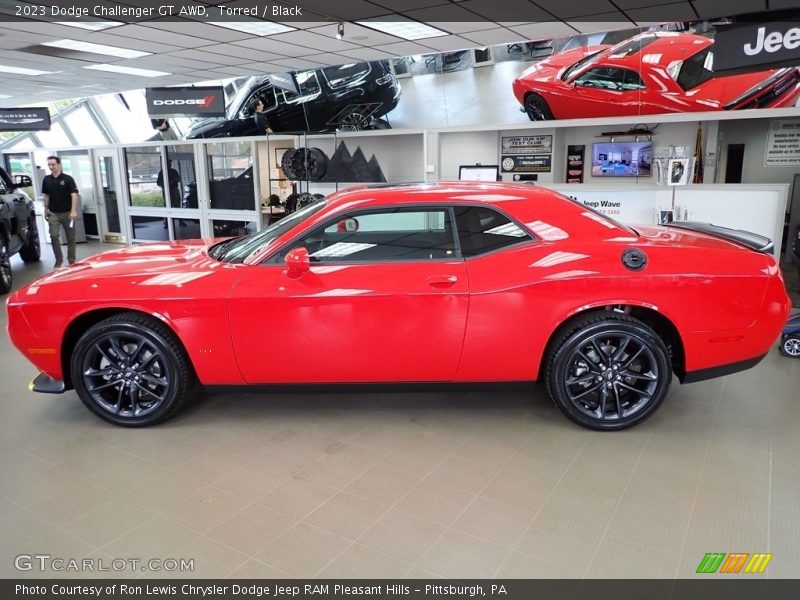 Torred / Black 2023 Dodge Challenger GT AWD