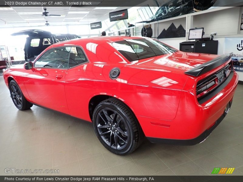 Torred / Black 2023 Dodge Challenger GT AWD