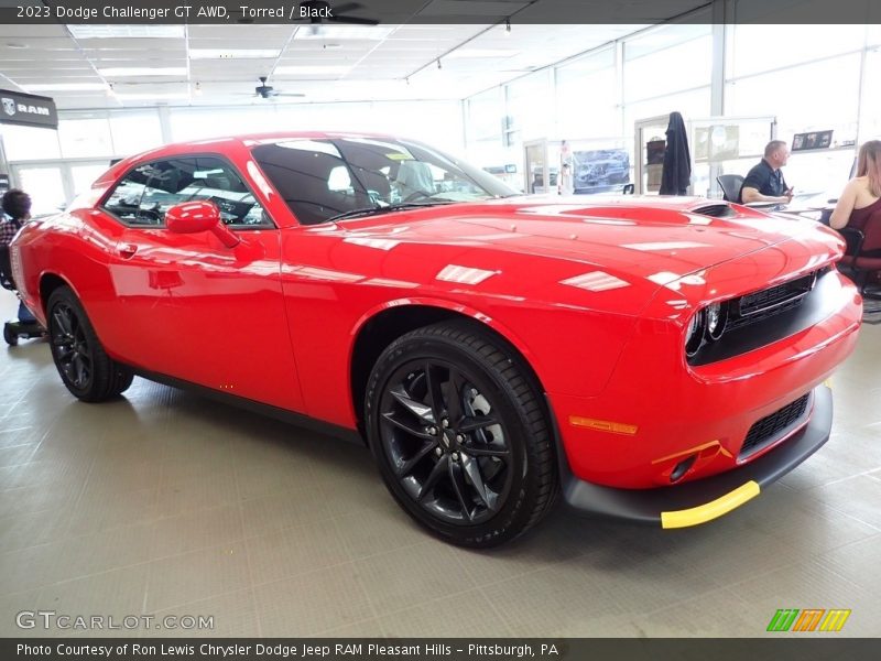 Torred / Black 2023 Dodge Challenger GT AWD