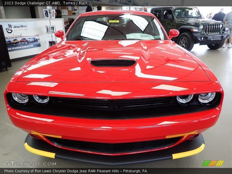 Torred / Black 2023 Dodge Challenger GT AWD