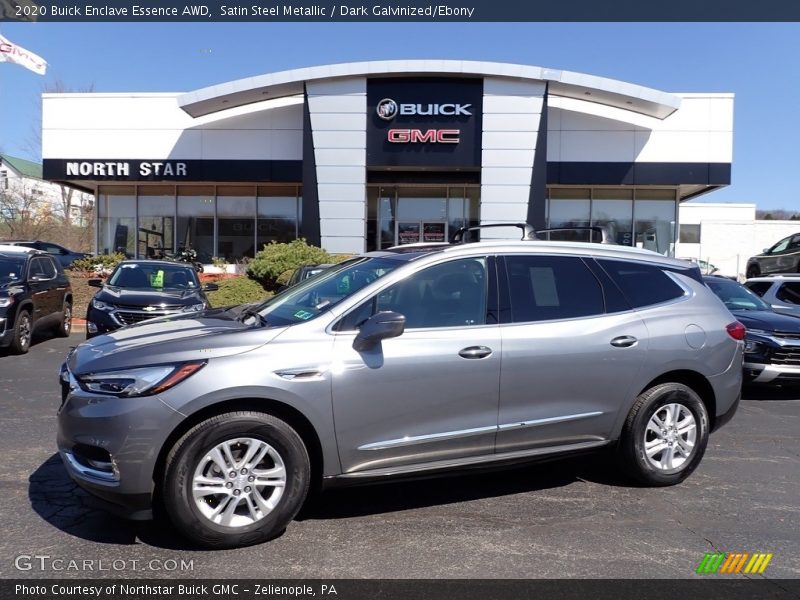 Satin Steel Metallic / Dark Galvinized/Ebony 2020 Buick Enclave Essence AWD