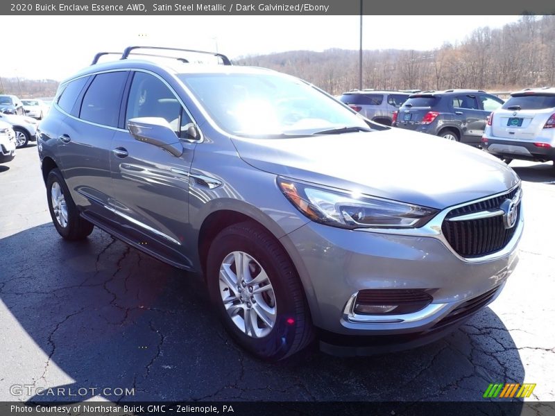 Satin Steel Metallic / Dark Galvinized/Ebony 2020 Buick Enclave Essence AWD