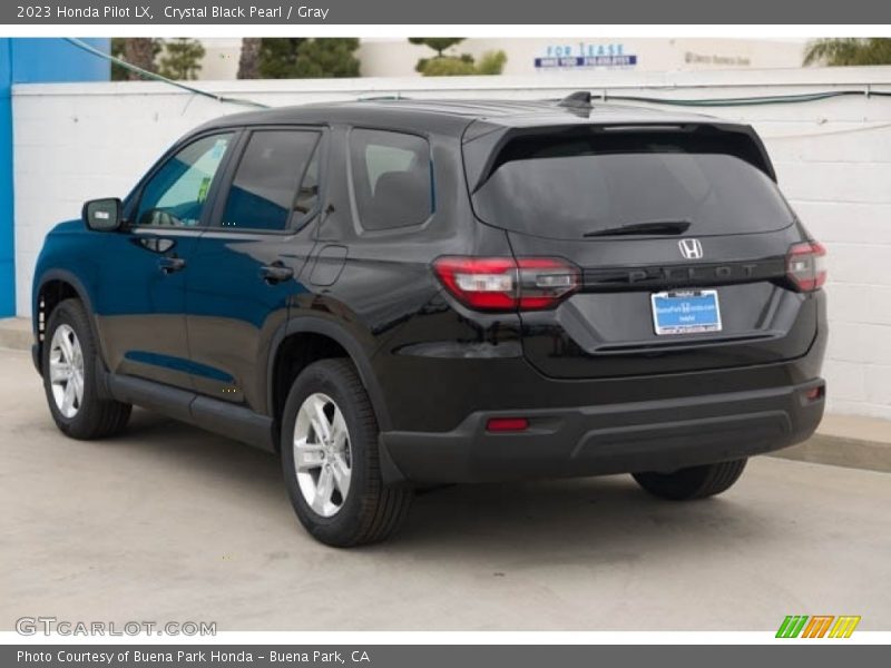 Crystal Black Pearl / Gray 2023 Honda Pilot LX