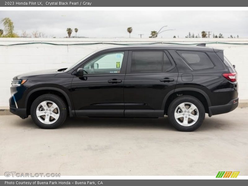 Crystal Black Pearl / Gray 2023 Honda Pilot LX