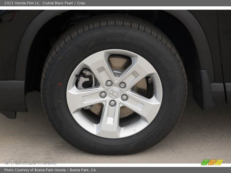 Crystal Black Pearl / Gray 2023 Honda Pilot LX