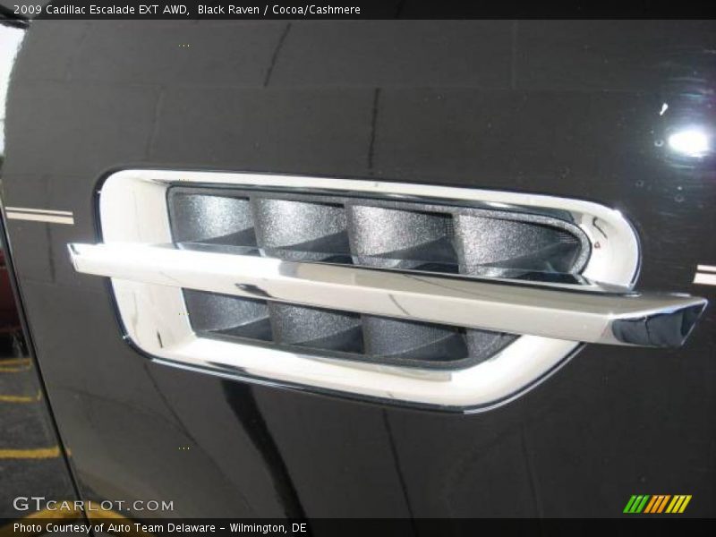 Black Raven / Cocoa/Cashmere 2009 Cadillac Escalade EXT AWD