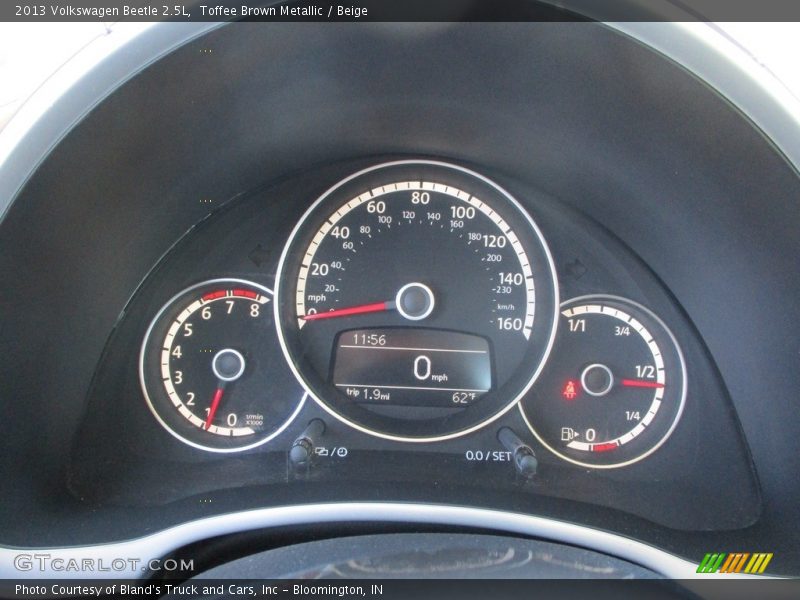 Toffee Brown Metallic / Beige 2013 Volkswagen Beetle 2.5L