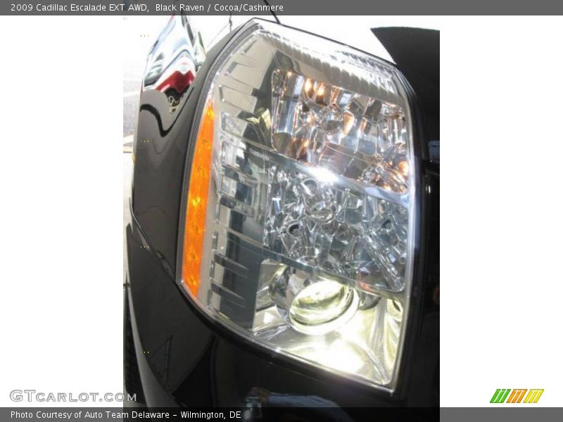 Black Raven / Cocoa/Cashmere 2009 Cadillac Escalade EXT AWD