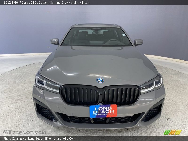 Bernina Gray Metallic / Black 2022 BMW 5 Series 530e Sedan