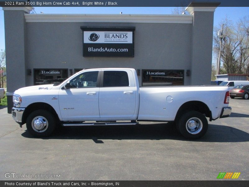 Bright White / Black 2021 Ram 3500 Big Horn Crew Cab 4x4