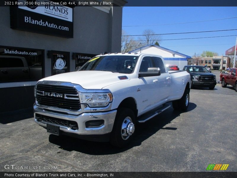 Bright White / Black 2021 Ram 3500 Big Horn Crew Cab 4x4
