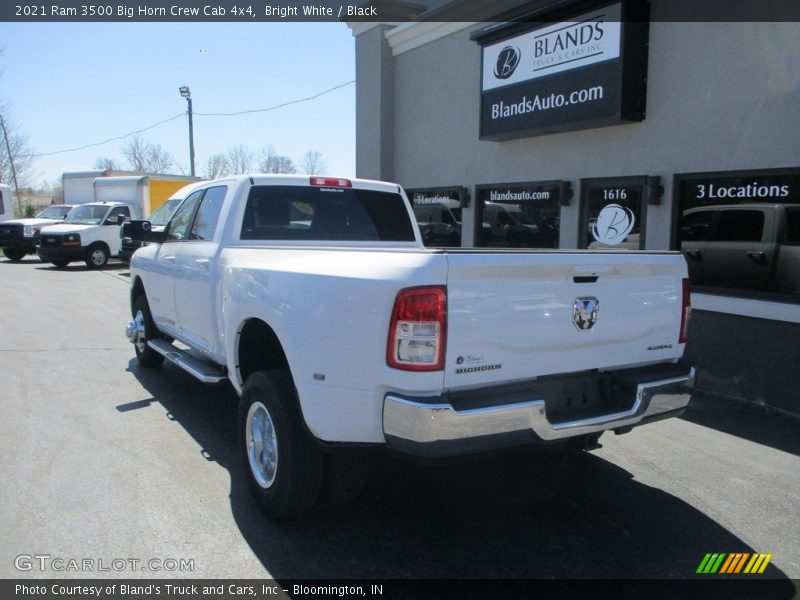 Bright White / Black 2021 Ram 3500 Big Horn Crew Cab 4x4