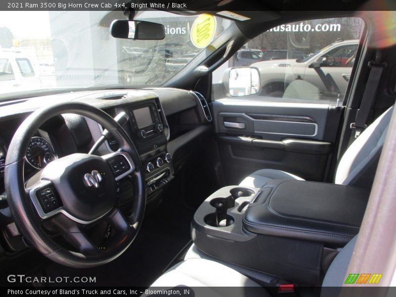 Bright White / Black 2021 Ram 3500 Big Horn Crew Cab 4x4