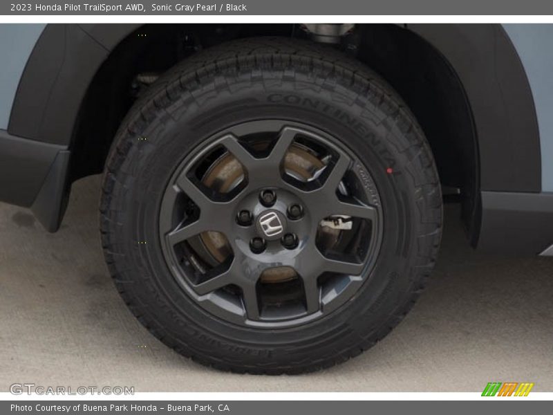 Sonic Gray Pearl / Black 2023 Honda Pilot TrailSport AWD